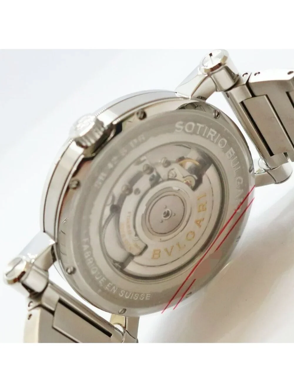 Bvlgari Ten Finished Sotirio Retrograde SS Silver Automatic Watch